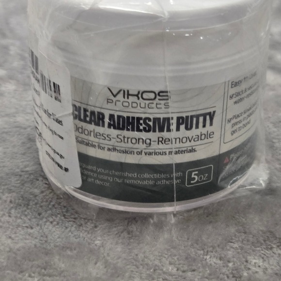 Vikos Products Other - Vikos Products Clear Adhesive Putty 5oz Odorless Strong Removable Museum Gel Wax